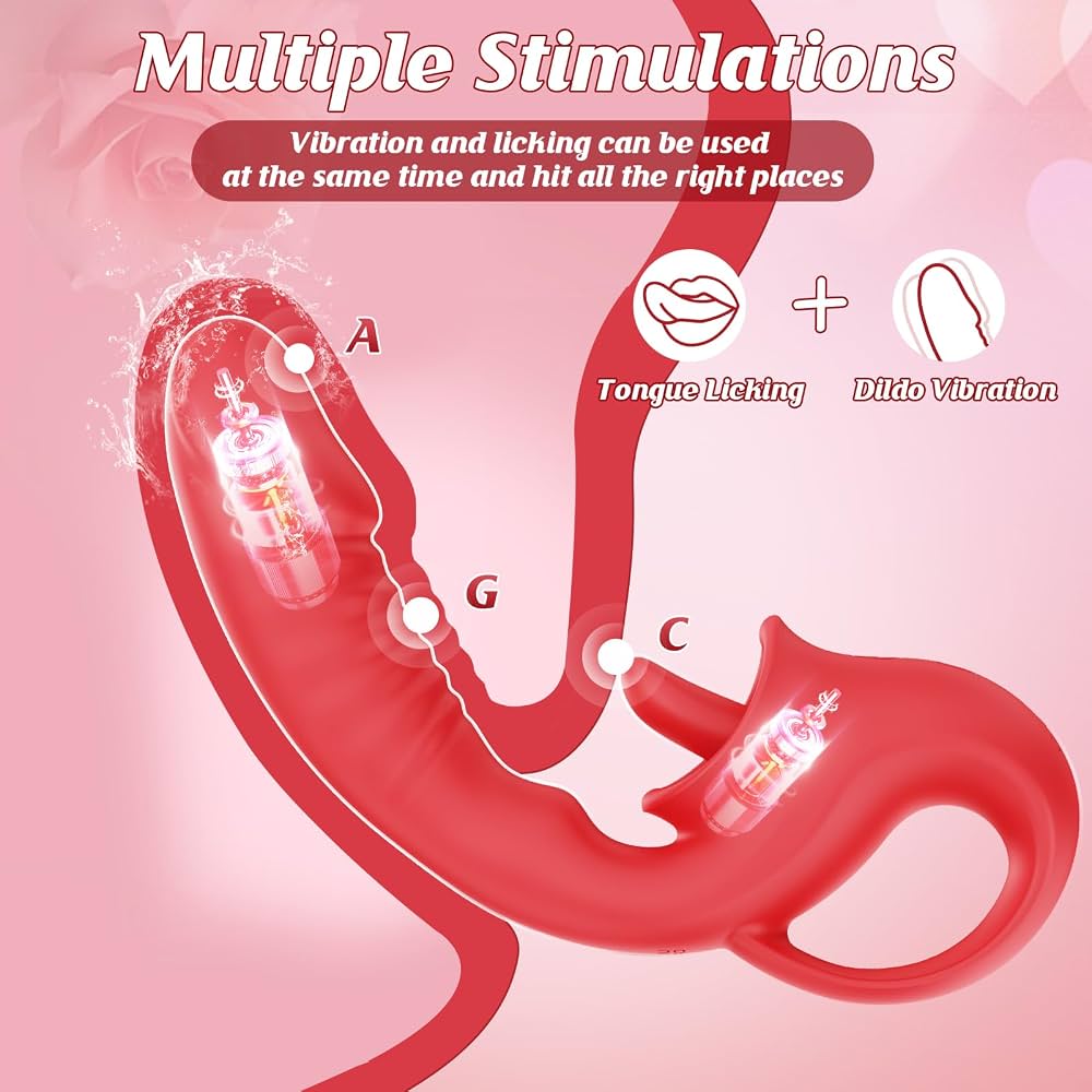 Vibrador Punto G con Estimulador de Clítoris 2 en 1