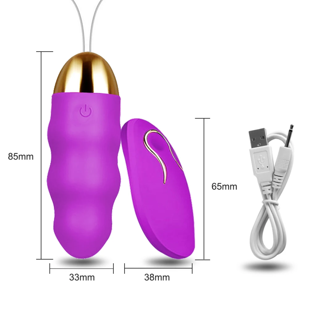 Huevo Vibrador con Control Remoto y 10 Patrones de Vibración