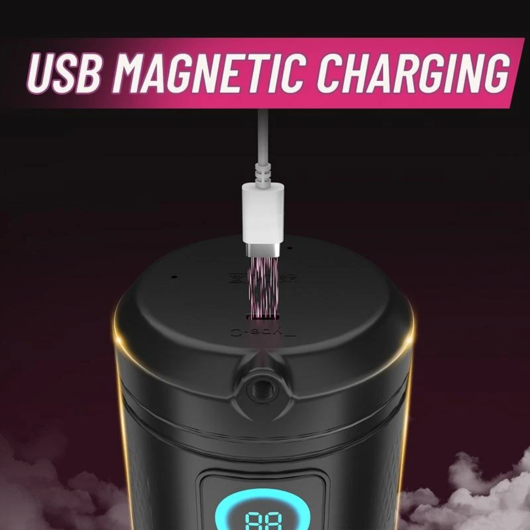 Masturbador Masculino Automático 3 en 1 con Soporte para Celular