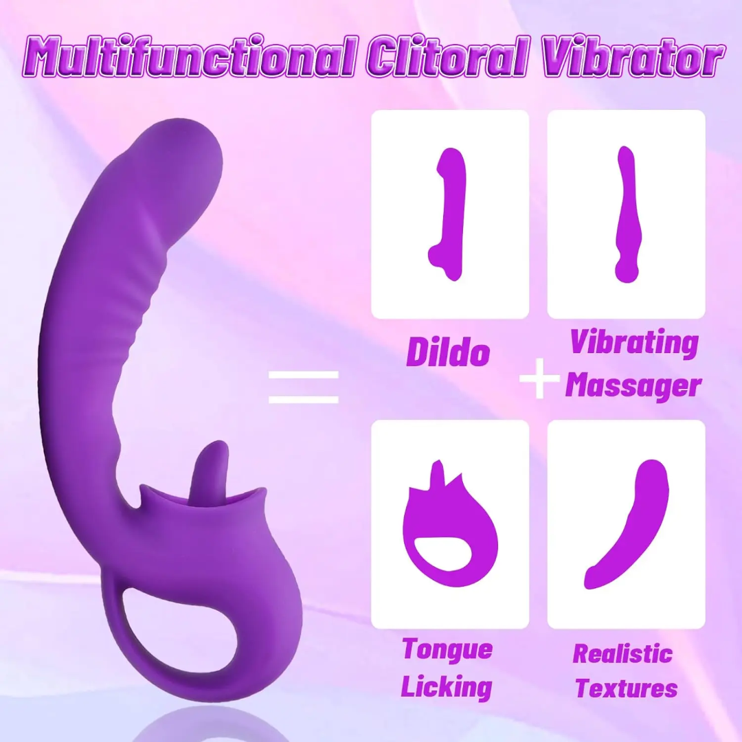 Vibrador Punto G con Estimulador de Clítoris 2 en 1