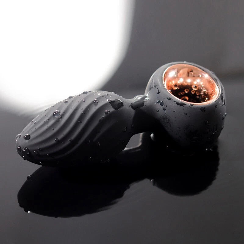 Plug Anal Giratorio 360° con Control Remoto y Vibración Multifrecuencia