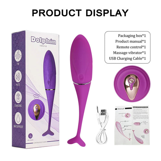 Huevo Vibrador con Control Remoto — Dolphin Wireless