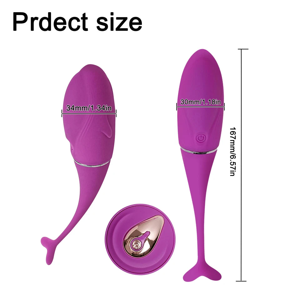 Huevo Vibrador con Control Remoto — Dolphin Wireless