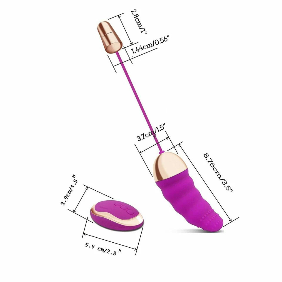 Huevo Vibrador con Control Remoto Inalámbrico 10 Modos