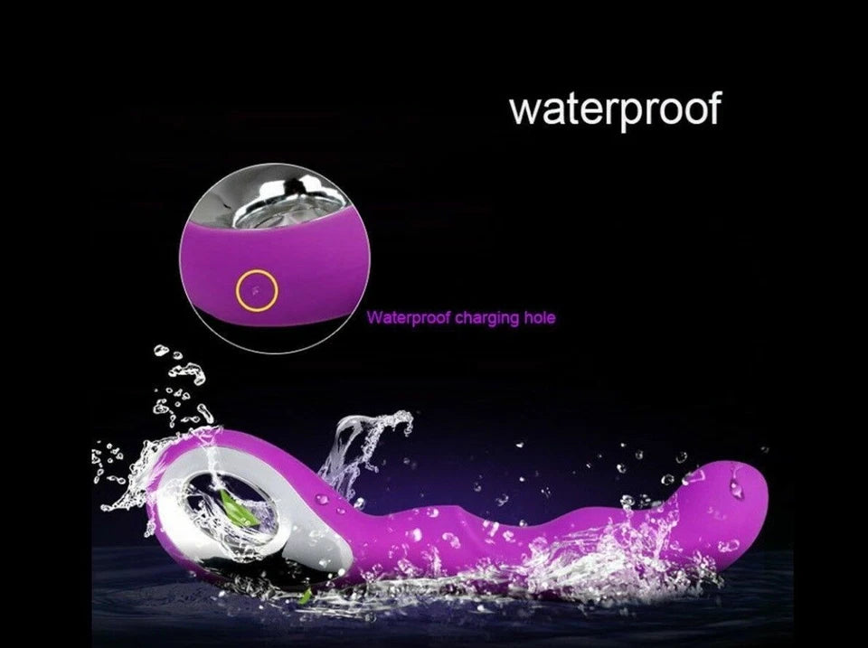 Vibrador Punto G de Silicona Recargable USB — 10 Modos de Vibración
