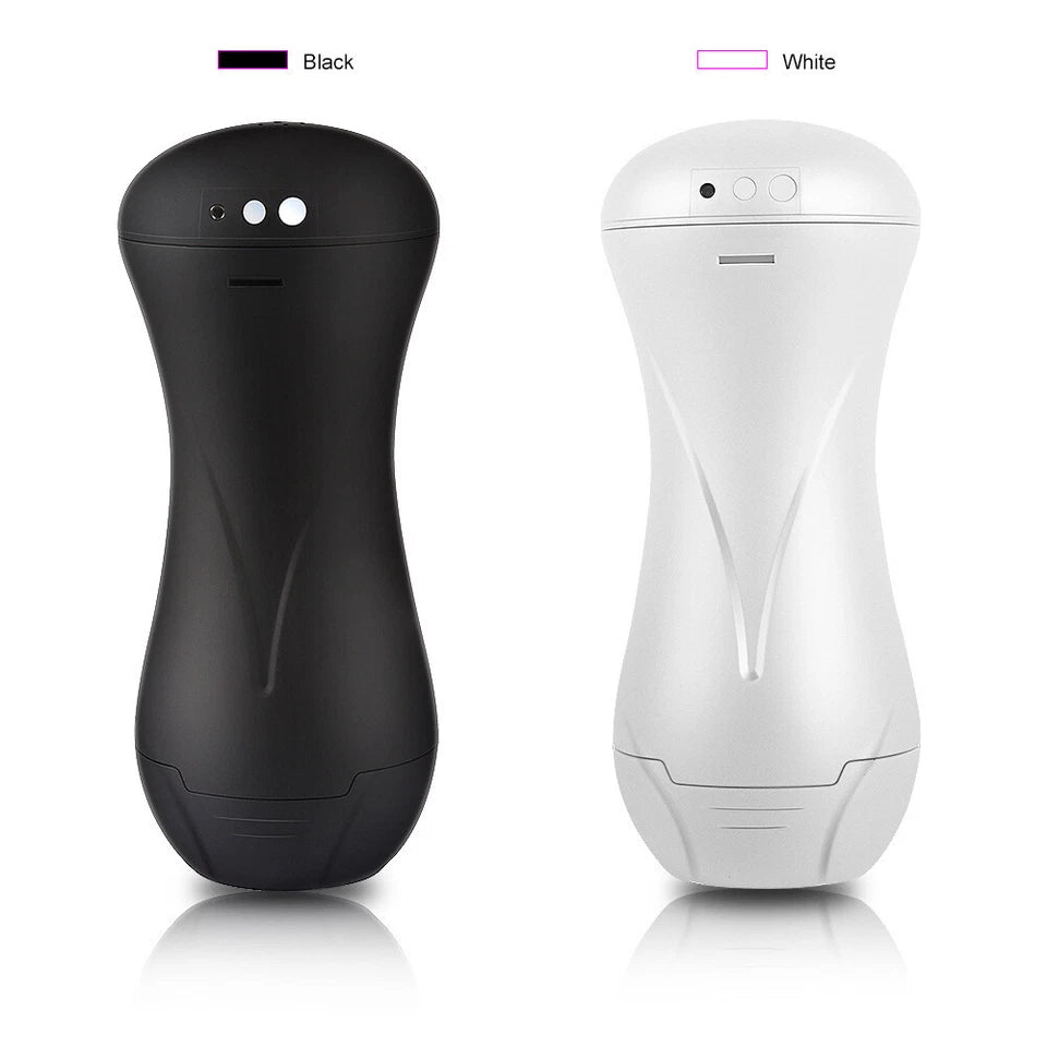 Shequi Masturbador Masculino con Vibración y Gemidos Integrados – Recargable USB