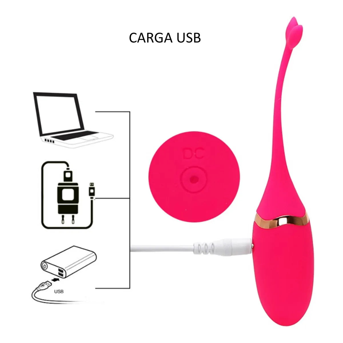 Huevo Vibrador con Control Remoto — Dolphin Wireless